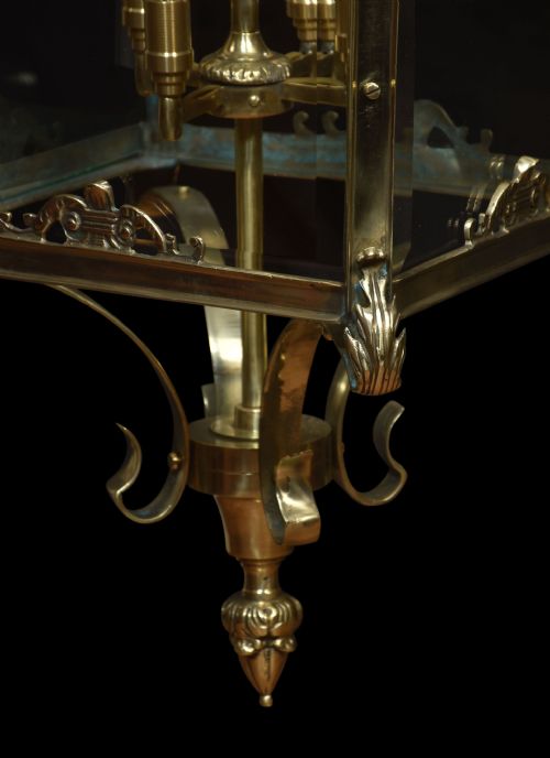 LARGE PAIR OF HALL LANTERNS - ADDITIONAL PHOTO 3