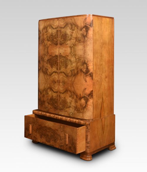 ART DECO TWO DOOR WARDROBE - ADDITIONAL PHOTO 2
