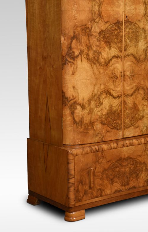 ART DECO TWO DOOR WARDROBE - ADDITIONAL PHOTO 3