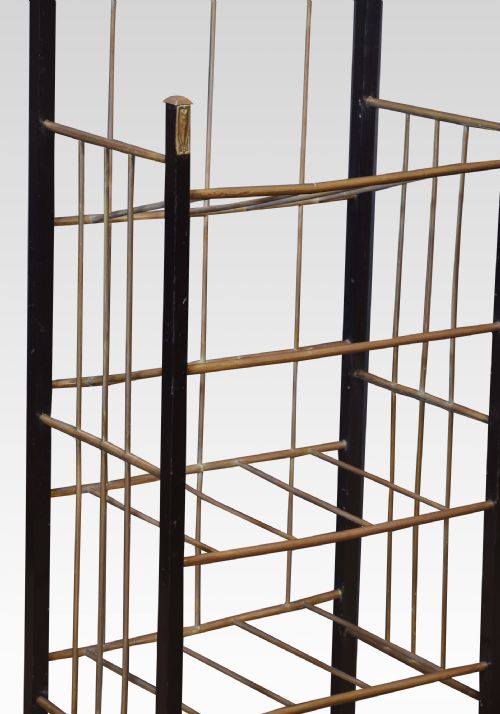 EBONISED THREE TIER NEWSPAPER STAND - ADDITIONAL PHOTO 3