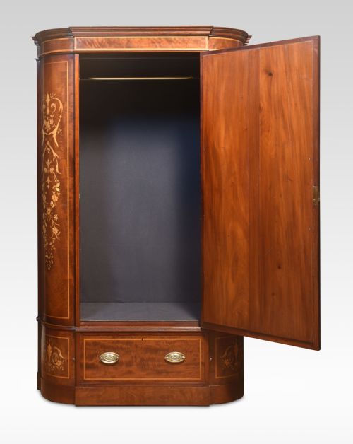 MAHOGANY INLAID WARDROBE - ADDITIONAL PHOTO 1