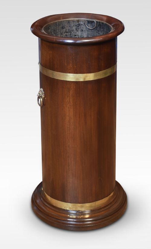BRASS BOUND BARREL STICK STAND - ADDITIONAL PHOTO 2