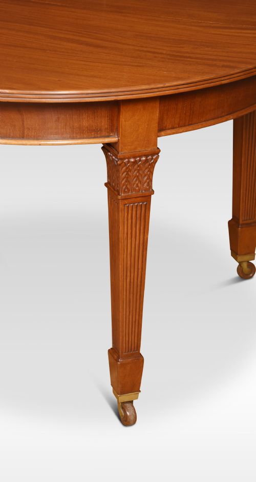 LARGE MAHOGANY DINING TABLE - ADDITIONAL PHOTO 1