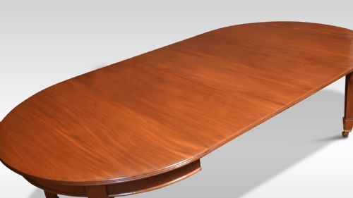 LARGE MAHOGANY DINING TABLE - ADDITIONAL PHOTO 6