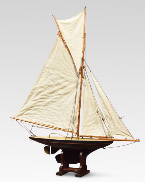 pond yacht - CATEGORY: ANTIQUE MISCELLANEOUS - DATED 1910