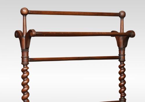 MAHOGANY TOWEL RAIL - ADDITIONAL PHOTO 1