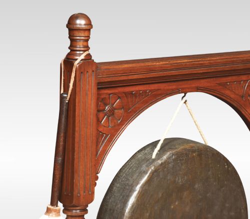 WALNUT FRAMED DINNER GONG - ADDITIONAL PHOTO 4