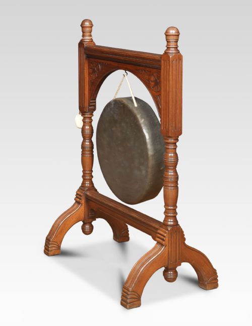 WALNUT FRAMED DINNER GONG - ADDITIONAL PHOTO 5
