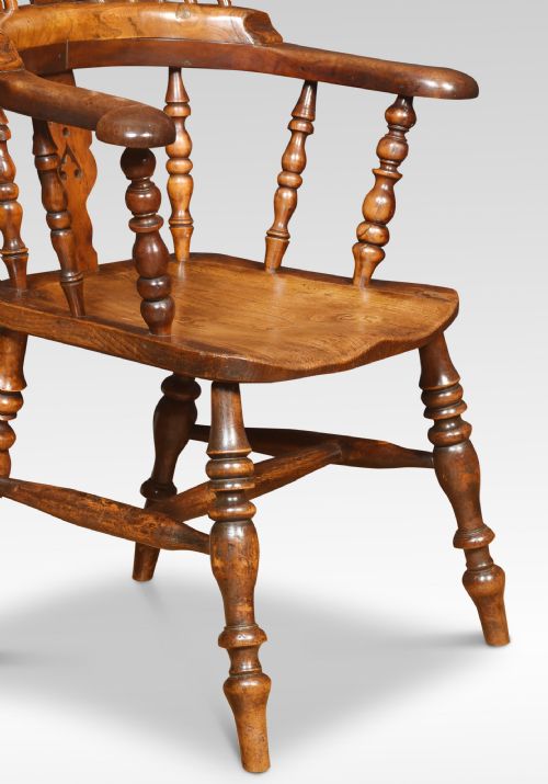 YEW WOOD WINDSOR ARMCHAIR - ADDITIONAL PHOTO 1