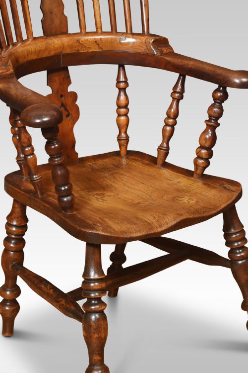 YEW WOOD WINDSOR ARMCHAIR - ADDITIONAL PHOTO 2