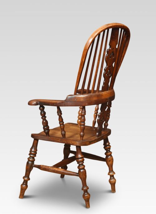 YEW WOOD WINDSOR ARMCHAIR - ADDITIONAL PHOTO 5