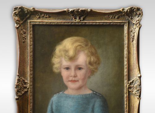 TWO ENGLISH SCHOOL OILS ON CANVAS PORTRAITS - ADDITIONAL PHOTO 3