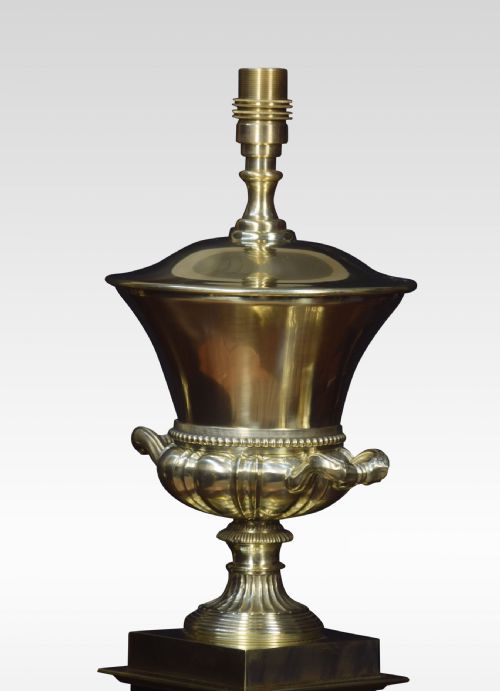 BRASS TABLE LAMP - ADDITIONAL PHOTO 4