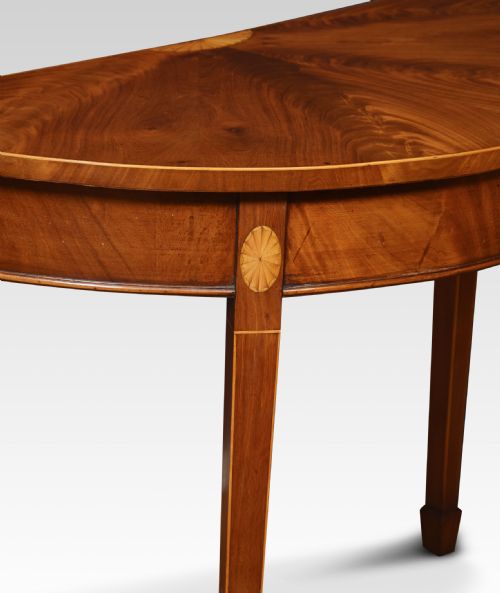 PAIR OF INLAID HALL TABLES - ADDITIONAL PHOTO 4