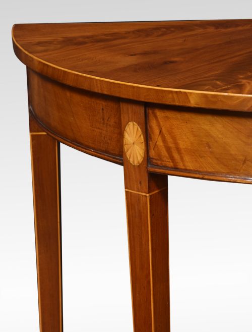 PAIR OF INLAID HALL TABLES - ADDITIONAL PHOTO 5