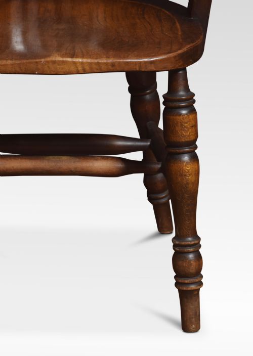 PAIR OF OAK OFFICE DESK CHAIRS - ADDITIONAL PHOTO 2