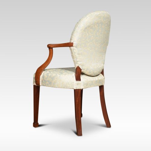 PAIR OF GEORGIAN STYLE MAHOGANY ARMCHAIRS - ADDITIONAL PHOTO 2