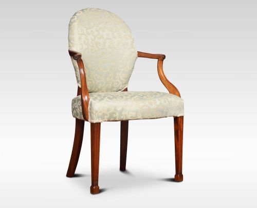 PAIR OF GEORGIAN STYLE MAHOGANY ARMCHAIRS - ADDITIONAL PHOTO 3