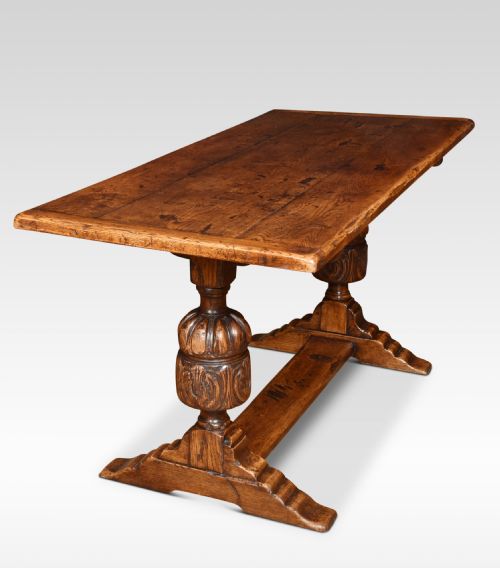 OAK REFECTORY TABLE - ADDITIONAL PHOTO 4