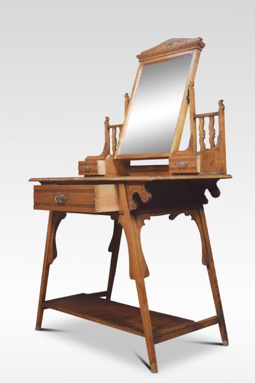 arts and crafts dressing table - CATEGORY: ANTIQUE DRESSING TABLES - DATED 1910
