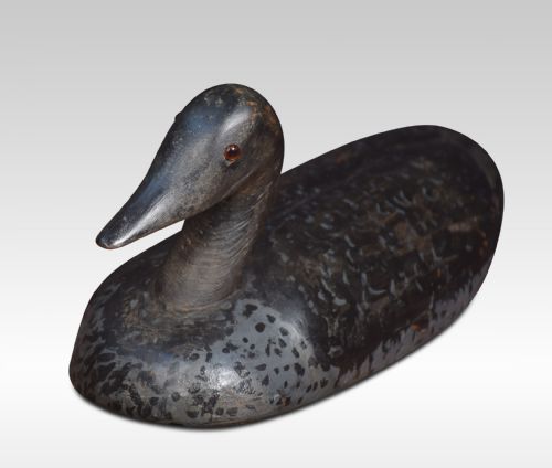 SET OF THREE CARVED WOOD DECOYS - ADDITIONAL PHOTO 2