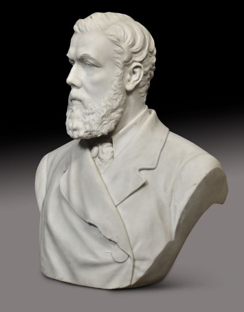 19TH CENTURY LARGE MARBLE BUST - ADDITIONAL PHOTO 4