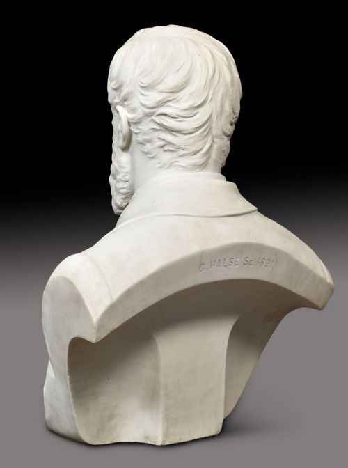19TH CENTURY LARGE MARBLE BUST - ADDITIONAL PHOTO 7