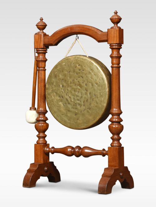 WALNUT FRAMED DINER GONG - ADDITIONAL PHOTO 1