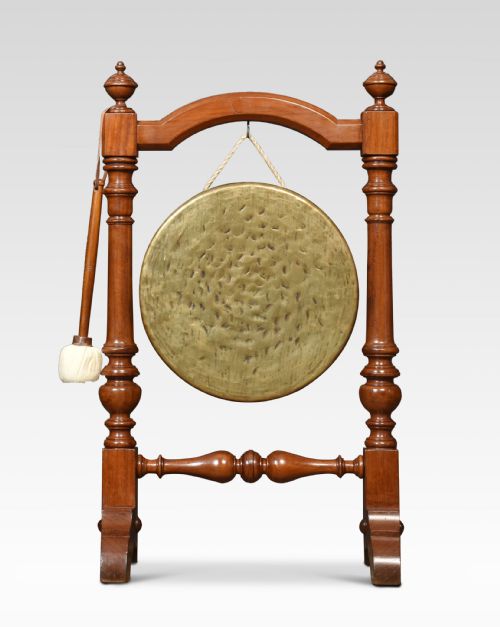 WALNUT FRAMED DINER GONG - ADDITIONAL PHOTO 2