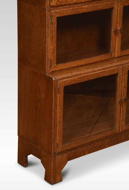 PAIR OF ART DECO SECTIONAL BOOKCASES - ADDITIONAL PHOTO 3