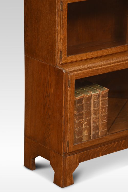 PAIR OF ART DECO SECTIONAL BOOKCASES - ADDITIONAL PHOTO 5