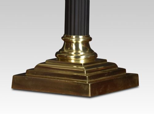 BRASS CORINTHIAN COLUMN TABLE LAMP - ADDITIONAL PHOTO 2