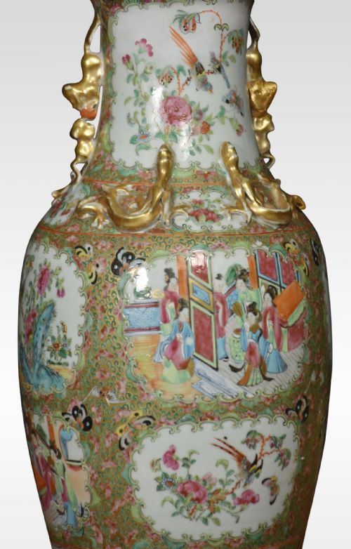 CANTONESE FAMILLE ROSE VASES LAMP - ADDITIONAL PHOTO 5