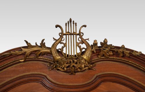 FRENCH GILT BRASS MOUNTED MAHOGANY BOOKCASE - ADDITIONAL PHOTO 1