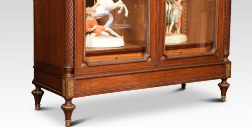 FRENCH GILT BRASS MOUNTED MAHOGANY BOOKCASE - ADDITIONAL PHOTO 2