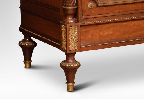 FRENCH GILT BRASS MOUNTED MAHOGANY BOOKCASE - ADDITIONAL PHOTO 3