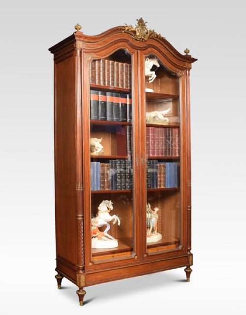 FRENCH GILT BRASS MOUNTED MAHOGANY BOOKCASE - ADDITIONAL PHOTO 7