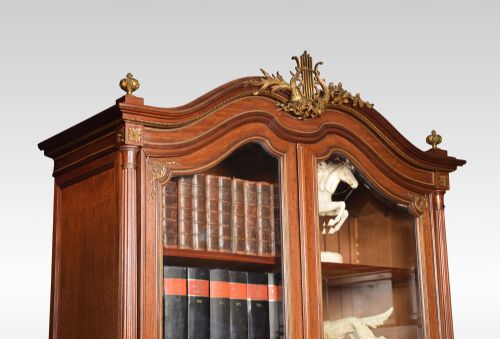 FRENCH GILT BRASS MOUNTED MAHOGANY BOOKCASE - ADDITIONAL PHOTO 8