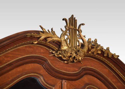 FRENCH GILT BRASS MOUNTED MAHOGANY BOOKCASE - ADDITIONAL PHOTO 9