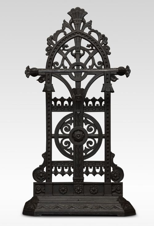 falkirk cast iron umbrella stand - CATEGORY: ANTIQUE MISCELLANEOUS - DATED 19TH CENTURY