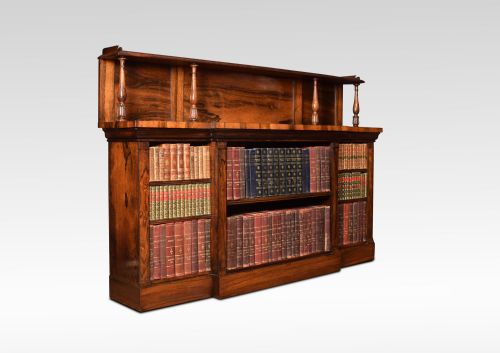 REGENCY ROSEWOOD OPEN BOOKCASE - ADDITIONAL PHOTO 1