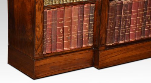 REGENCY ROSEWOOD OPEN BOOKCASE - ADDITIONAL PHOTO 2