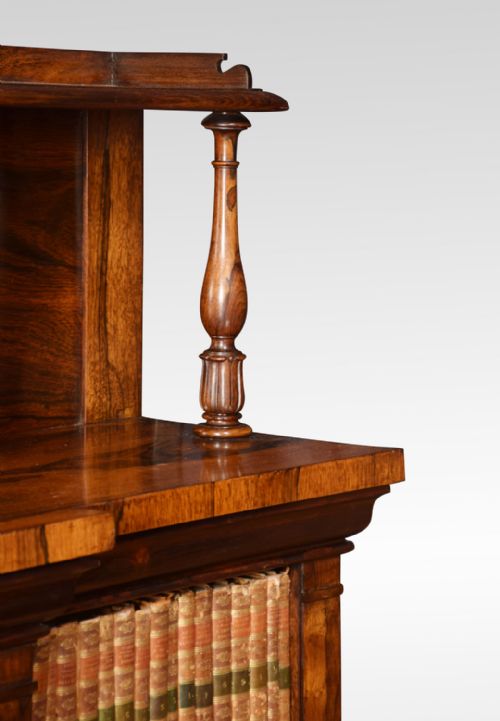 REGENCY ROSEWOOD OPEN BOOKCASE - ADDITIONAL PHOTO 4