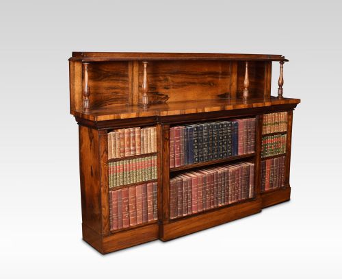 REGENCY ROSEWOOD OPEN BOOKCASE - ADDITIONAL PHOTO 5
