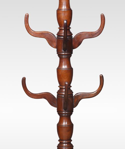 19TH CENTURY MAHOGANY COAT STAND - ADDITIONAL PHOTO 2