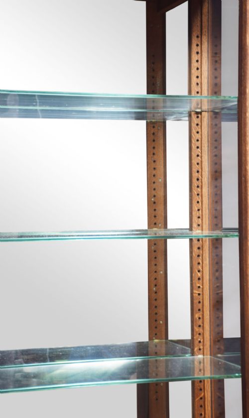 CARVED OAK DISPLAY CABINET - ADDITIONAL PHOTO 3