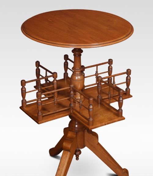 WALNUT BOOK TABLE - ADDITIONAL PHOTO 1