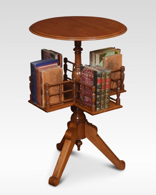 WALNUT BOOK TABLE - ADDITIONAL PHOTO 4