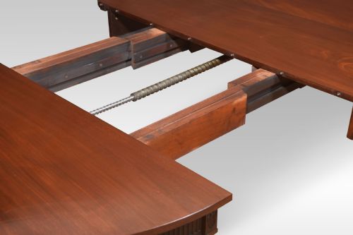 LARGE MAHOGANY DINING TABLE - ADDITIONAL PHOTO 2