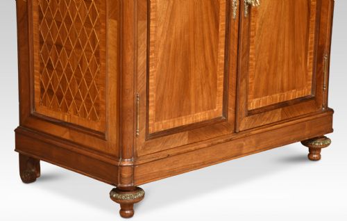 FRENCH WALNUT DISPLAY CABINET - ADDITIONAL PHOTO 2